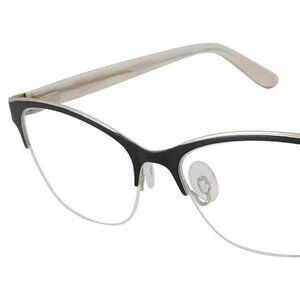 NEW GX by Gwen Stefani GX068 Black & Gold Eyeglasses 52mm with GX Case